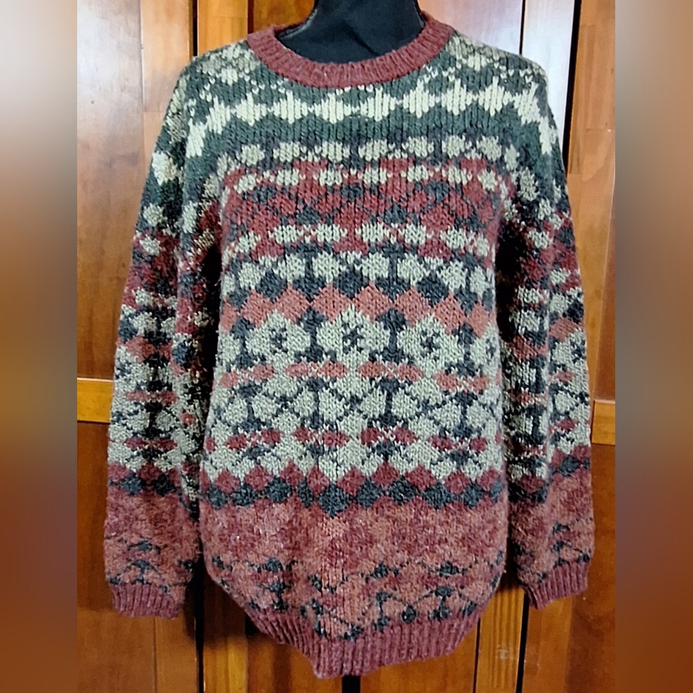 ❄️CORASAGE multi-colored sweater Size M